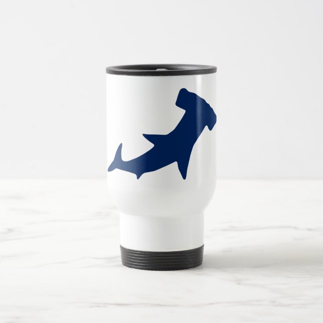 Hammerhead Shark Travel Mug (Center)
