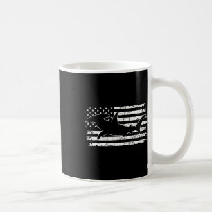 Hammerhead Shark Us Flag Independence Day Coffee Mug