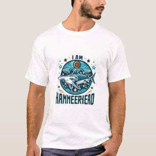 "Hammerhead Shark with text  I  Am Hammerhead  T-Shirt