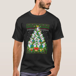 Hammerhead Shark Xmas Lighting Tree Shark Ugly Chr T-Shirt