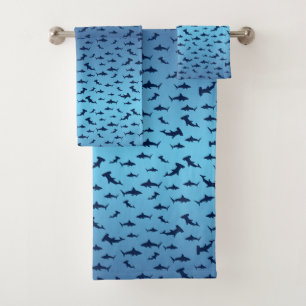 Hammerhead Sharks Bath Towel Set