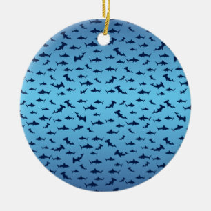 Hammerhead Sharks/Jaws Ceramic Tree Decoration