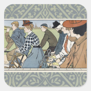 Hammers Bicycles by Johann Georg van Caspel Square Sticker