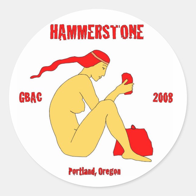 Hammerston Band Sticker (Front)