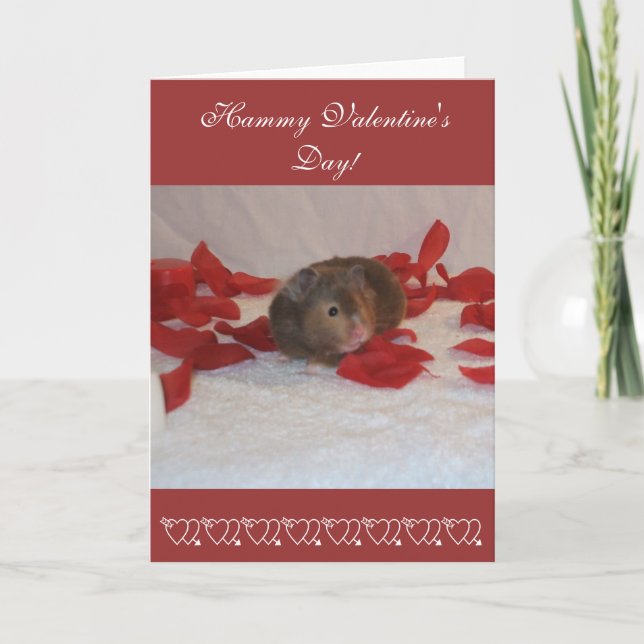Hammie Valentine's Day Holiday Card (Front)
