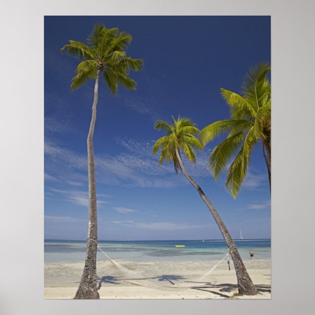 Hammock and palm trees, Plantation Island Resort Poster (Front)