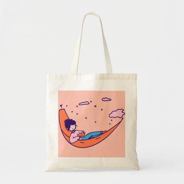 Hammock Girl Tote Bag (Front)