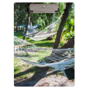 Hammock on the beach, Fiji Clipboard