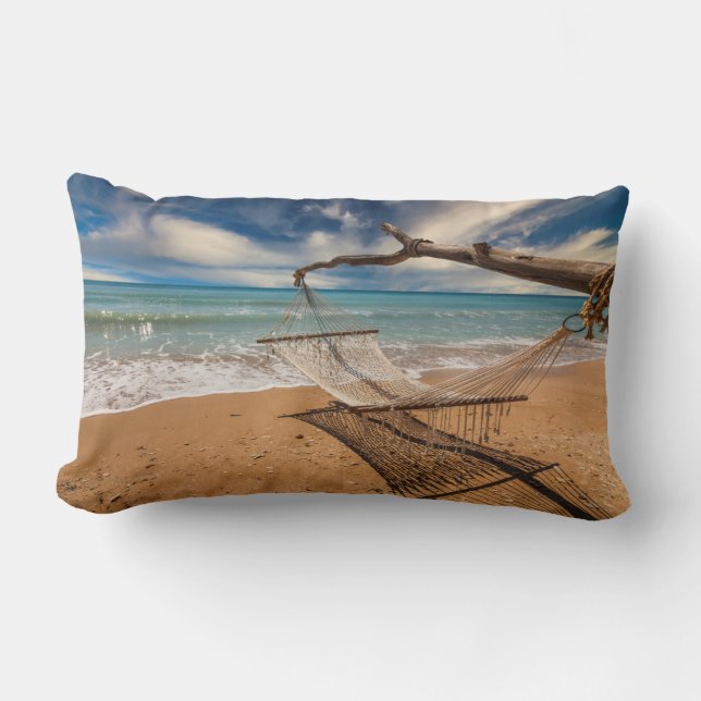 Hammock on the Shore Lumbar Cushion (Front)