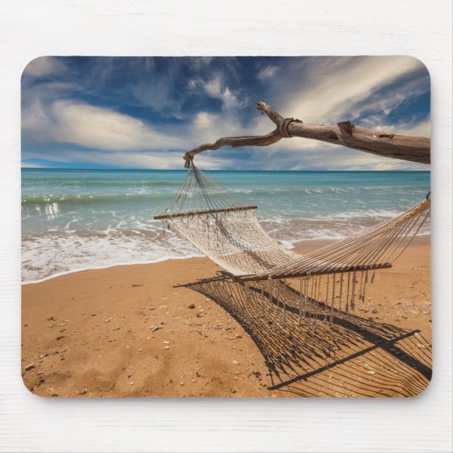 Hammock on the Shore Mouse Mat (Front)