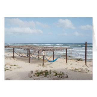 Hammocks on the Beach Card