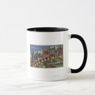 Hammond, Louisiana - Large Letter Scenes Mug