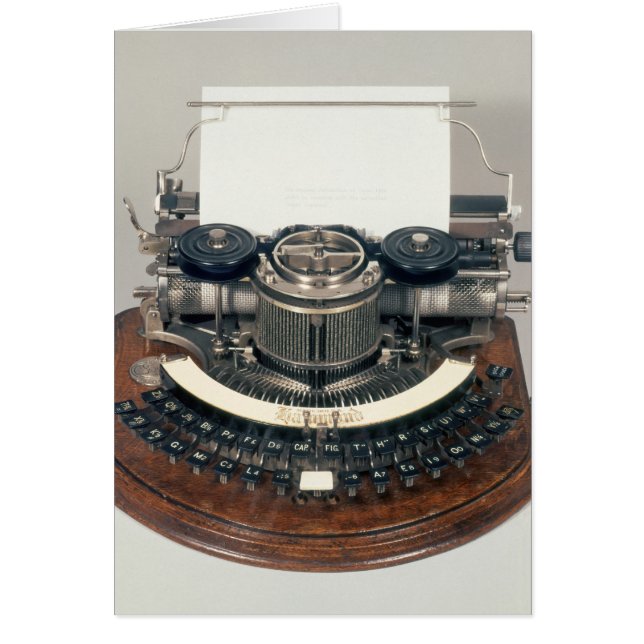 Hammond typewriter, with the ideal keyboard (Front)