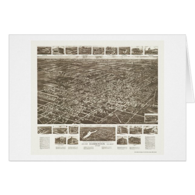 Hammonton, NJ Panoramic Map - 1926 (Front Horizontal)