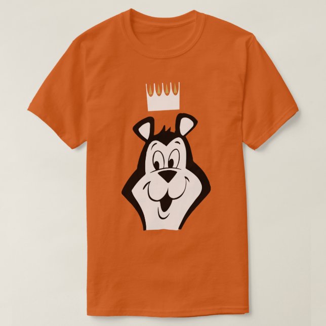 Hamms Bear with a White Crown T-Shirt (Design Front)