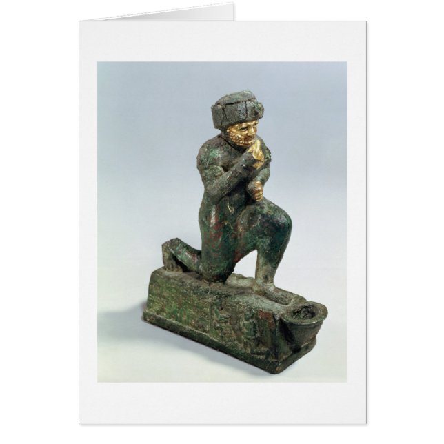 Hammurabi, king of Babylon, praying before a sacre (Front)