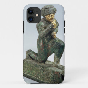 Hammurabi, king of Babylon, praying before a sacre iPhone 11 Case