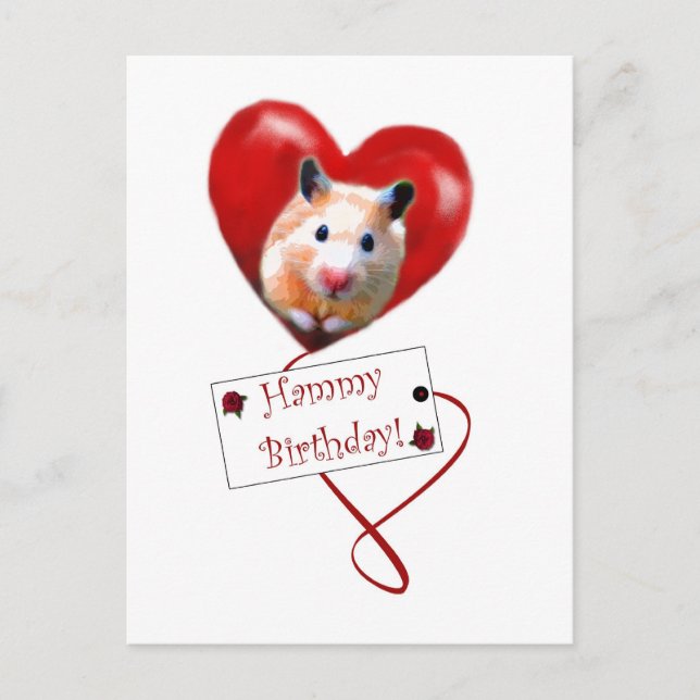 Hammy Birthday Postcards (Front)