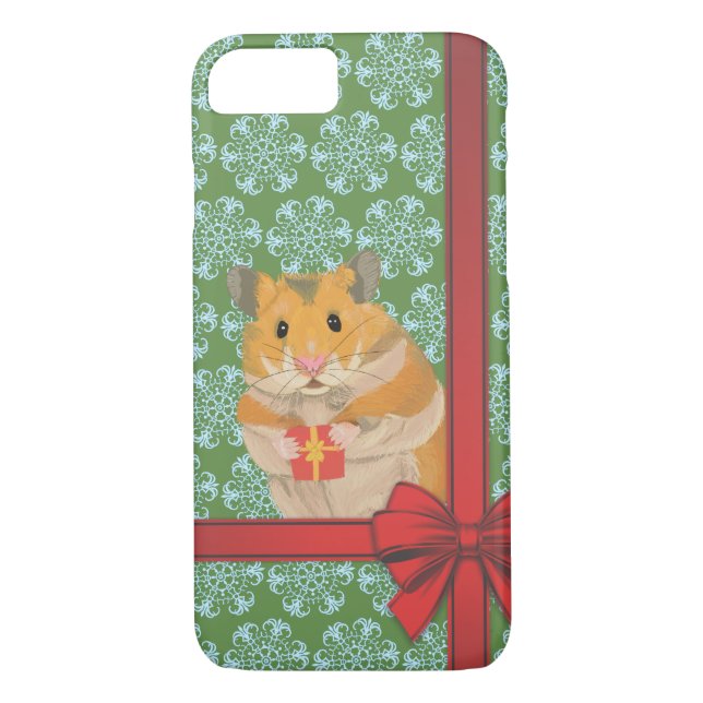 Hammy Christmas Hamster Christmas Case-Mate iPhone Case (Back)
