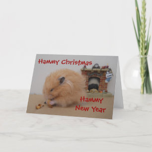 Hammy Christmas Holiday Card
