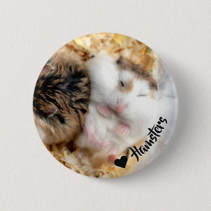 Hammyville - Cute Hamster 6 Cm Round Badge