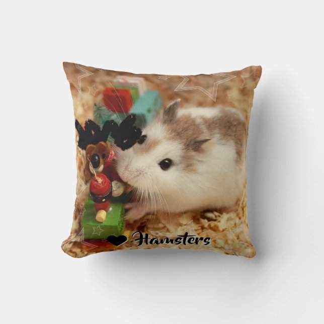 Hammyville - Cute Hamster Cushion (Front)