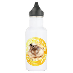 Hammyville - Cute Hamster Customised Your Own 532 Ml Water Bottle
