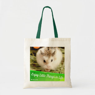 Hammyville - Cute Hamster Enjoy Little Things Tote Bag