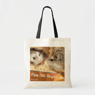 Hammyville - Cute Hamster Enjoy Little Things Tote Bag