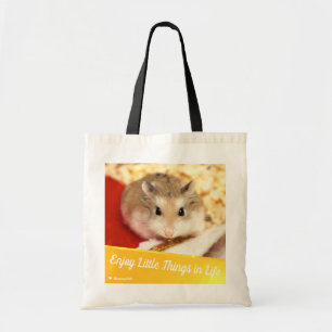 Hammyville - Cute Hamster Enjoy Little Things Tote Bag