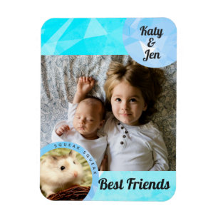 HammyVille - Cute Hamster Friendship Personalise Magnet