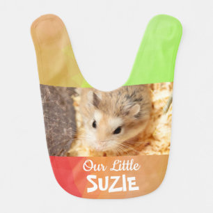 HammyVille - Cute Hamster Lovely Geometric Bib