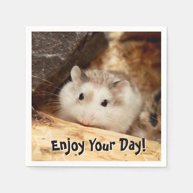 Hammyville - Cute Hamster Napkin (Front)
