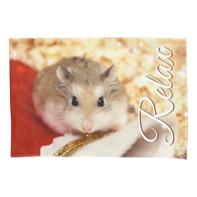 Hammyville - Cute Hamster Relax Pillowcase (Front)