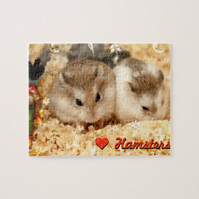 Hammyville - Cute Hamsters Jigsaw Puzzle (Horizontal)