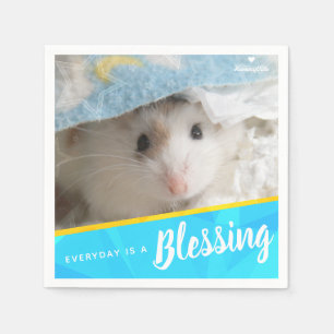 Hammyville - Cute Robo Hamsters Blessing Napkin