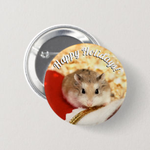 Hammyville - Hamster Holiday 6 Cm Round Badge