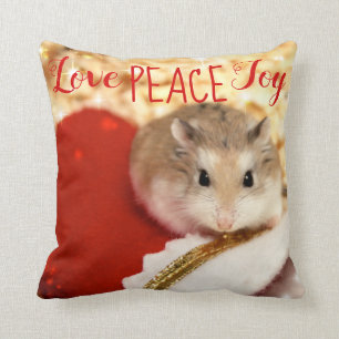 Hammyville - Hamster Holiday Cushion