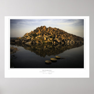 Hampi sunrise Print