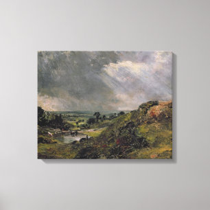 Hampstead Heath, Branch Hill Pond, 1828 Canvas Print