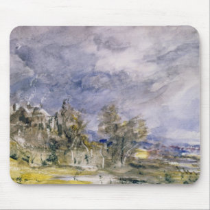Hampstead Heath from near Well Walk, 1834 (w/c) Mouse Mat
