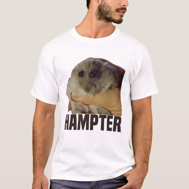 Hampter Meme Gif Funny Hamster  T-Shirt (Front)