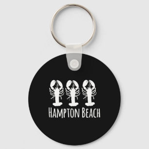 Hampton Beach New Hampshire Lobster Nautical Coast Key Ring