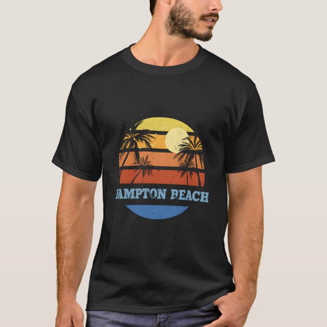 Hampton Beach New Hampshire Nh Beach Us Cities T-Shirt (Front)