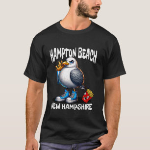 Hampton Beach New Hampshire Seagull French Fries S T-Shirt
