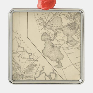 Hampton Falls, Auburn Metal Tree Decoration