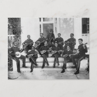 Hampton Institute Musicians, 1890s Postcard