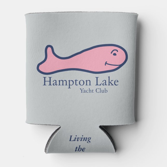 Hampton Lake - non personalised Can Cooler (Front)