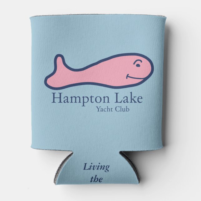 Hampton Lake - non personalised Can Cooler (Front)