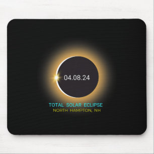 Hampton Nh Total Solar Eclipse 040824 New Hampshir Mouse Mat
